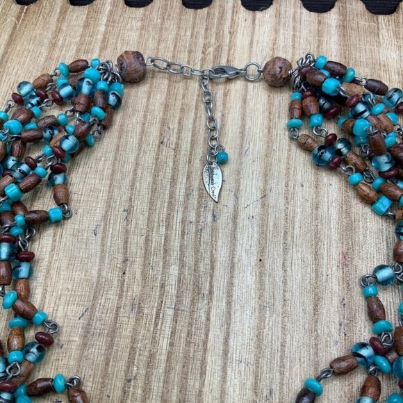 Coldwater Creek Boho Multi Strands Necklace - Picture 7 of 8